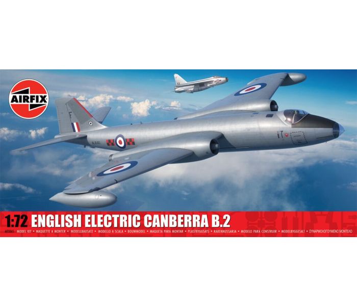 British English Electric Canberra B.2 (1:72 Scale)