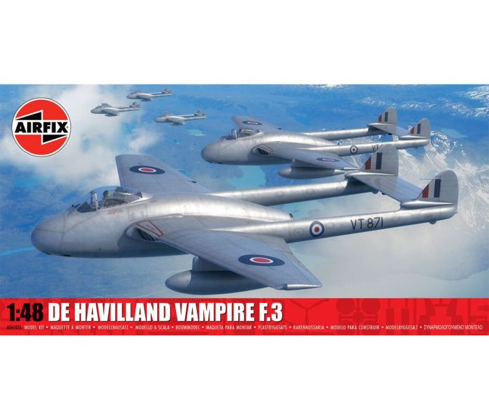 British De Havilland Vampire F.3 (1:48 Scale)