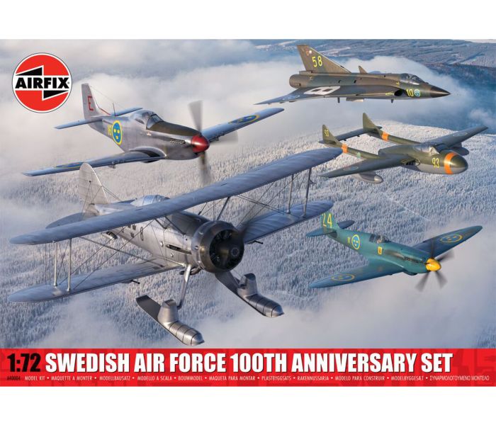 Swedish Air Force 100th Anniversary Set (1:72 Scale)