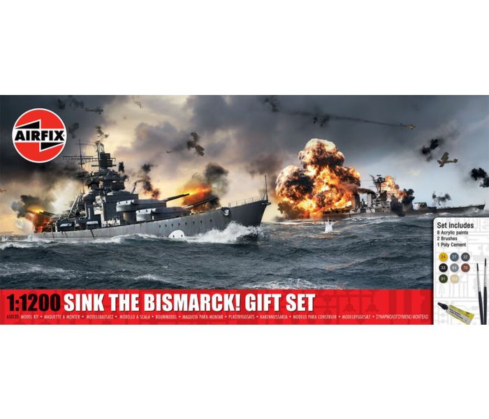 Sink The Bismarck! Gift Set (1:1200 Scale)
