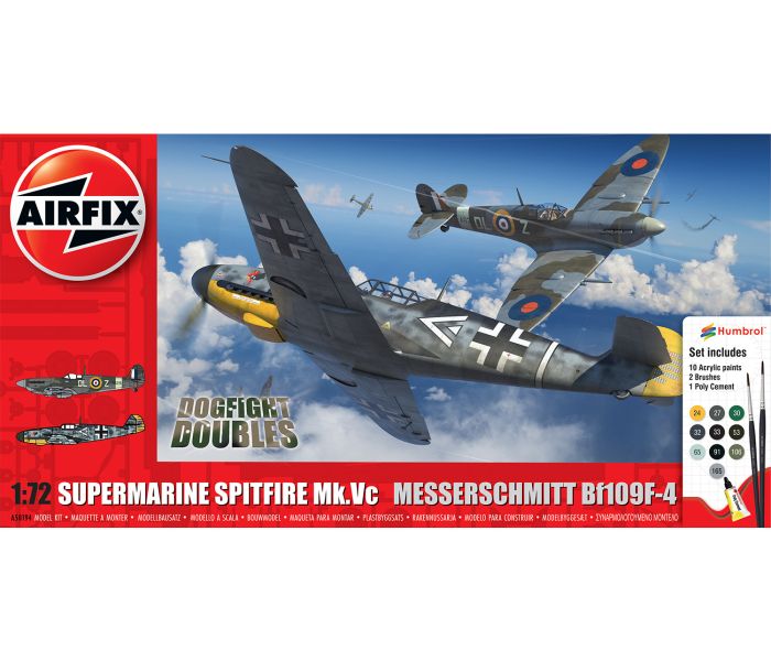 Dogfight Doubles Spitfire Mk.Vc vs Bf109F-4 (1:72 Scale)