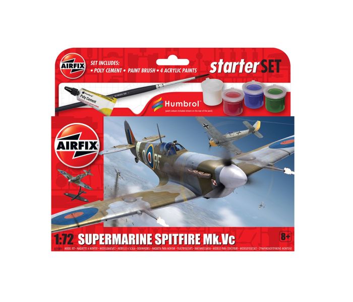 British Supermarine Spitfire MkVc Starter Set (1:72 Scale)