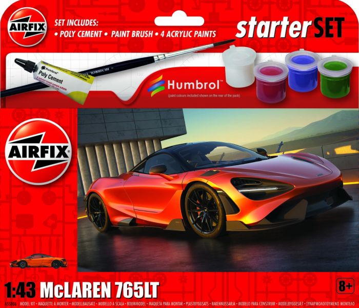 McLaren 765 Starter Set (1:43 Scale)