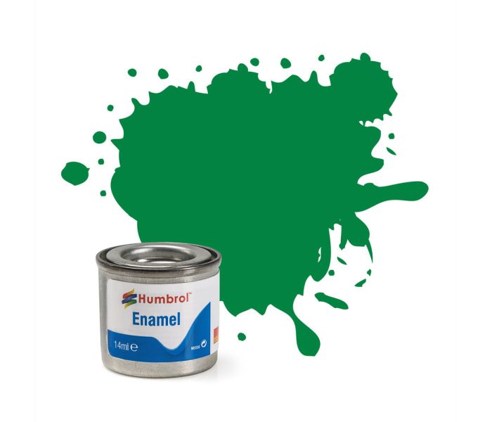 No 2 Emerald Gloss Enamel Paint (14ml)