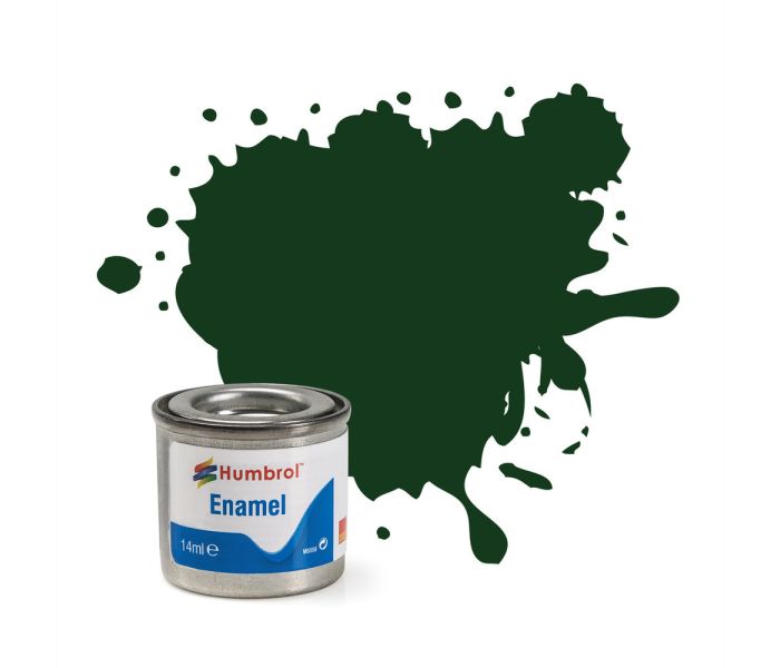 No 3 Brunswick Green Gloss Enamel Paint (14ml)