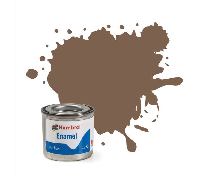 No 29 Dark Earth Matt Enamel Paint (14ml)