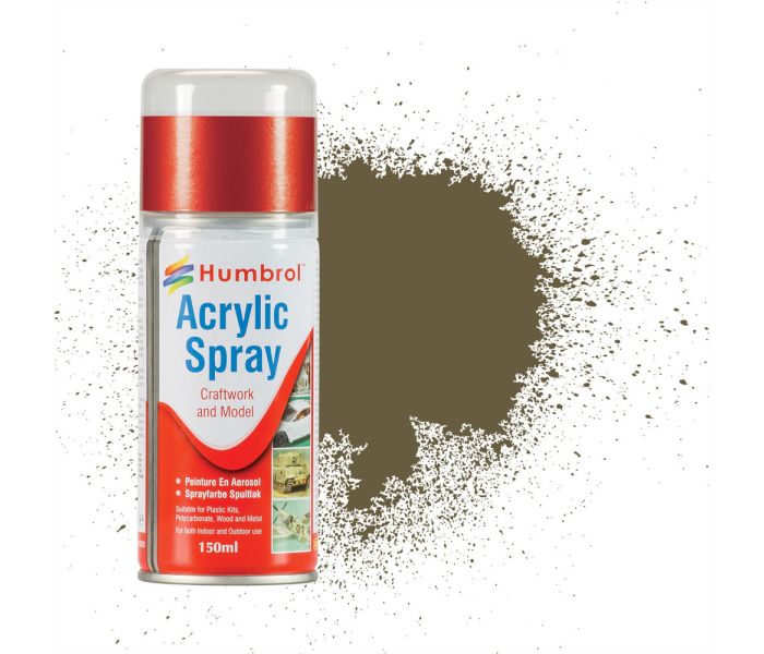 No 86 Light Olive Acrylic Modellers Spray (150ml)