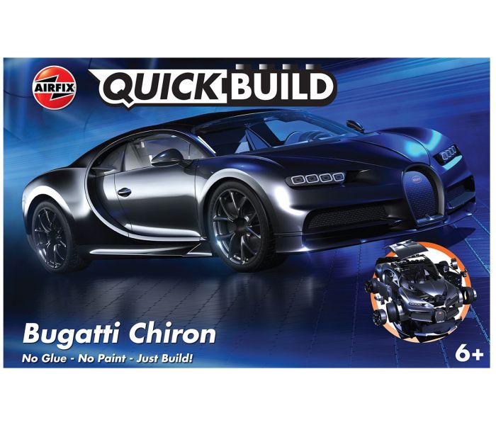 Quickbuild Bugatti Chiron Black