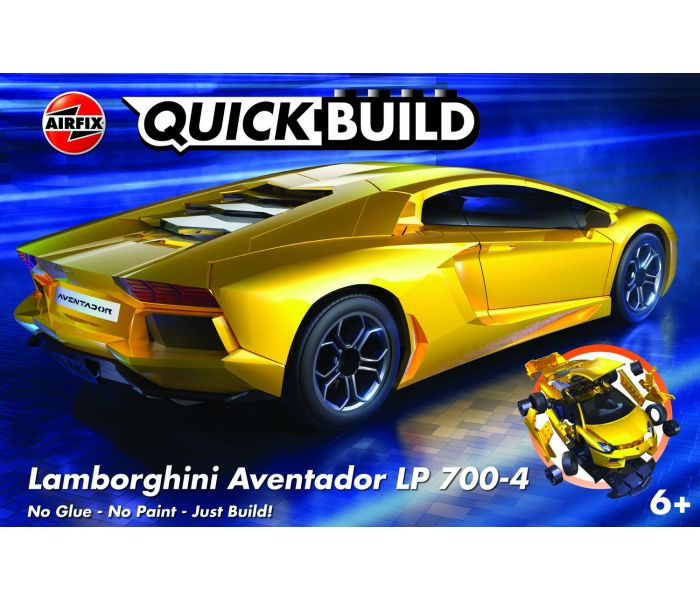 Quickbuild Lamborghini Aventador Yellow