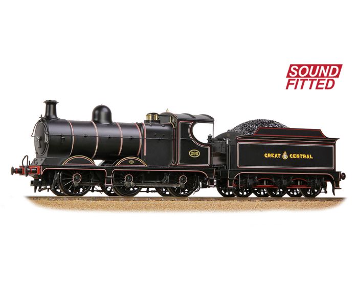 9J Class 295 GCR Lined Black Steam Locomotive (DCC-Sound)