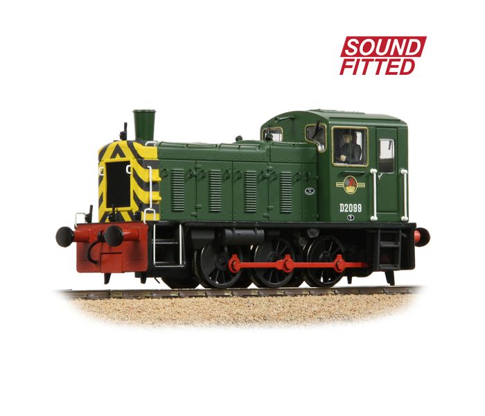 Class 03 D2099 BR Green Wasp Stripes Weathered (DCC Sound)