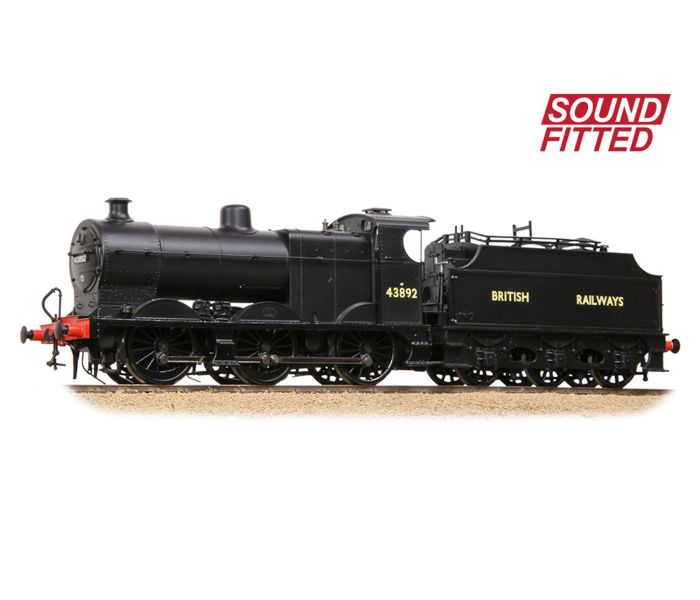 3835 Class (4F) 43892 BR Black Steam Loco (DCC-Sound)