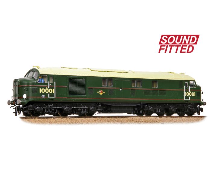 LMS 10001 BR Lined Late Green Diesel Loco (DCC-Sound)
