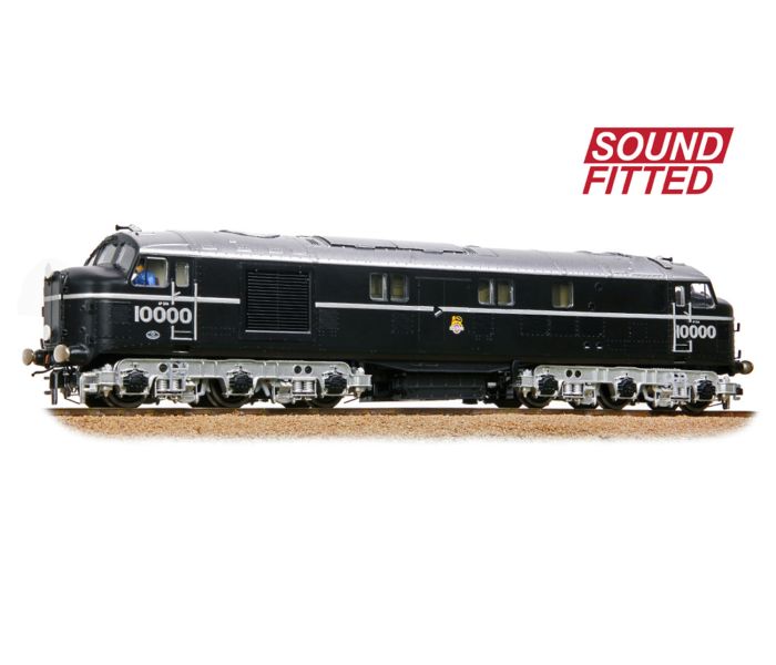 LMS 10000 BR Early Black Diesel Locomotive (DCC-Sound)