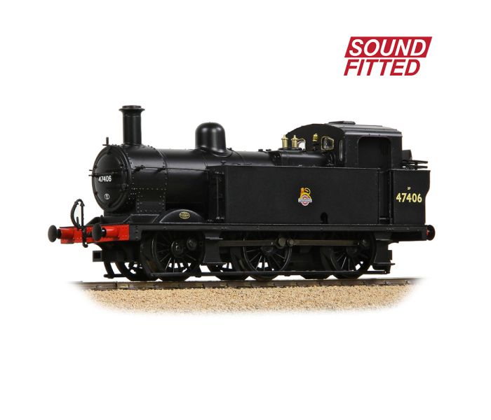 3F (Jinty) Class BR Early Black 47406 (DCC-Sound)