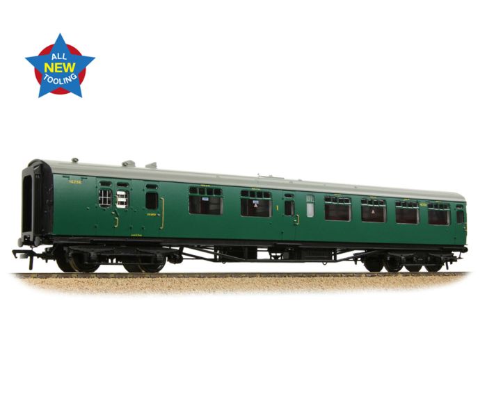 Bulleid Brake Composite Corridor BR(SR) Malachite S6736