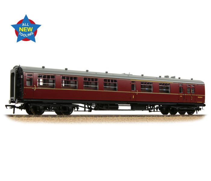 Bulleid Brake Composite Corridor BR Maroon W6715W