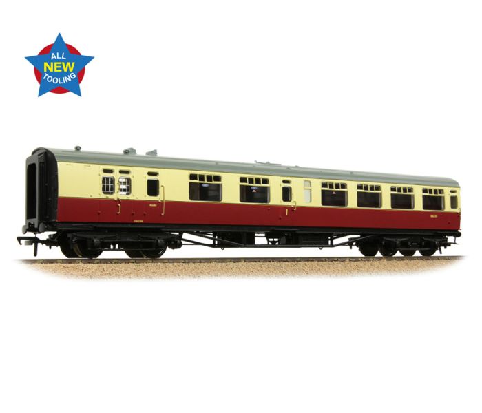 Bulleid Brake Composite Corridor BR Crimson/Cream S6735