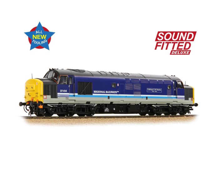 Deluxe Class 37 414 Cathays Regional Rail (DCC-Sound)