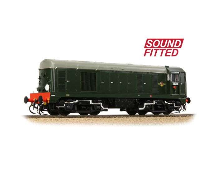Class 20/0 Disc HC & TC D8032 BR Late Green (DCC-Sound)