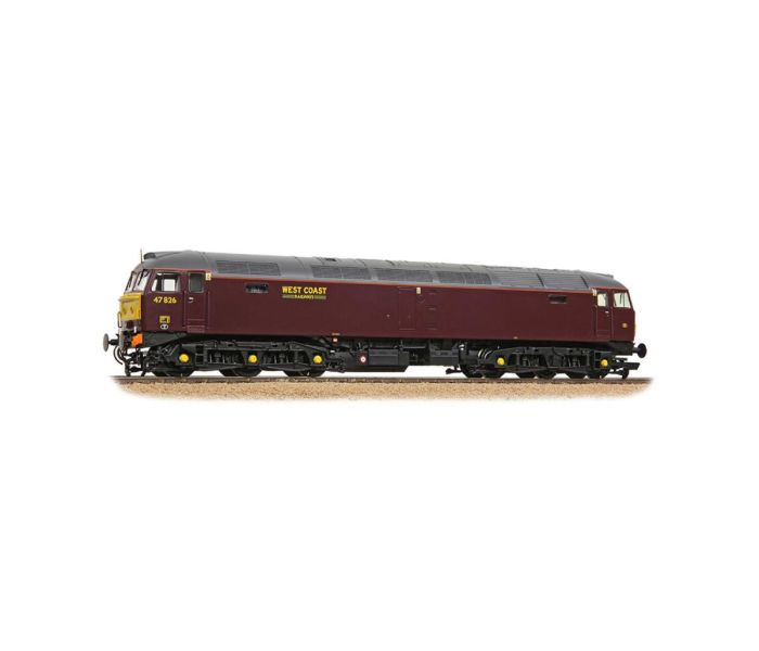 Deluxe Class 47 826 WCRC Maroon (DCC-Sound)
