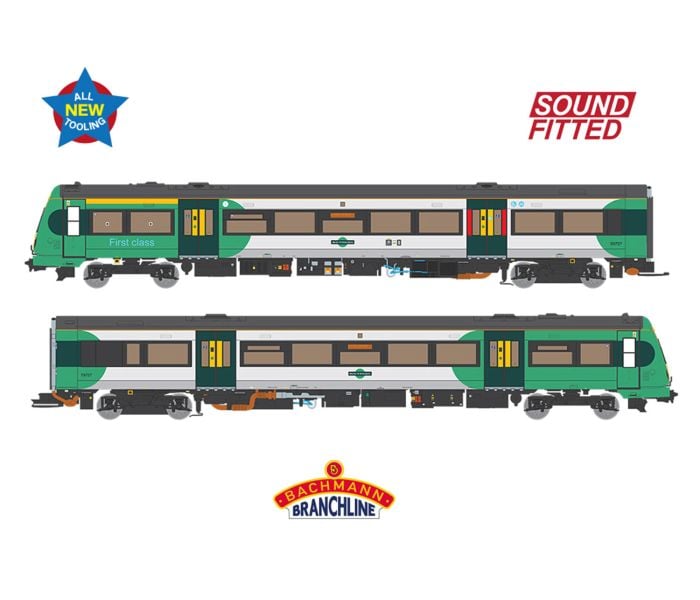 Class 171 727 Southern 2 Car DMU (DCC-Sound)