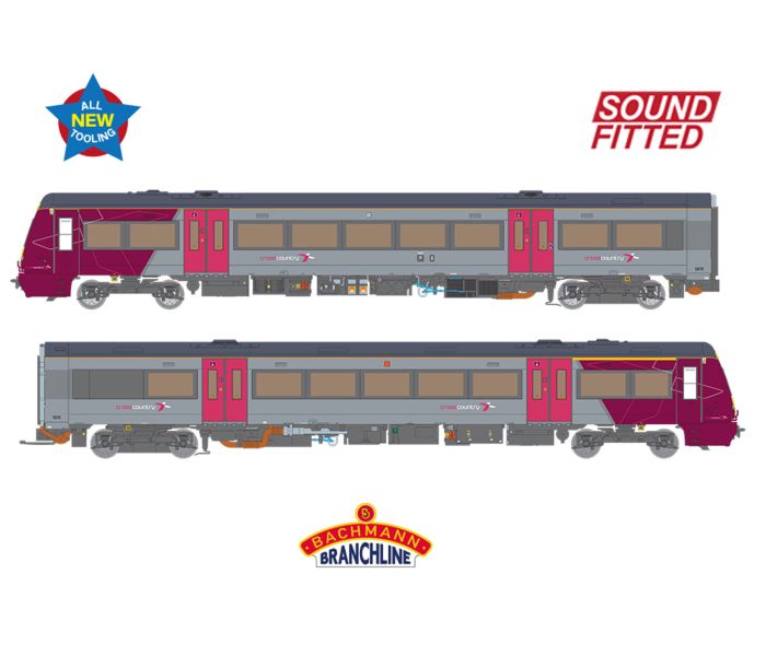 Class 170 111 Cross Country 2 Car DMU (DCC-Sound)