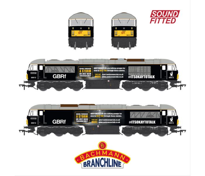Class 69 013 Andy's Man Club GBRf Black (DCC-Sound)