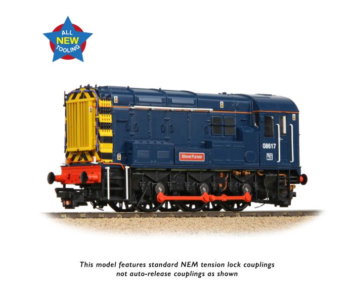Class 08 617 'Steve Purser' BR Blue