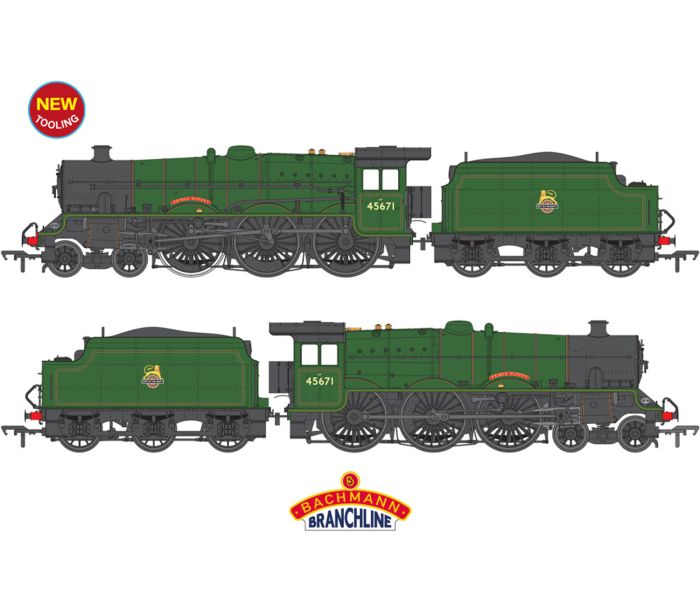 Jubilee Class 45671 'Prince Rupert' BR Early Lined Green