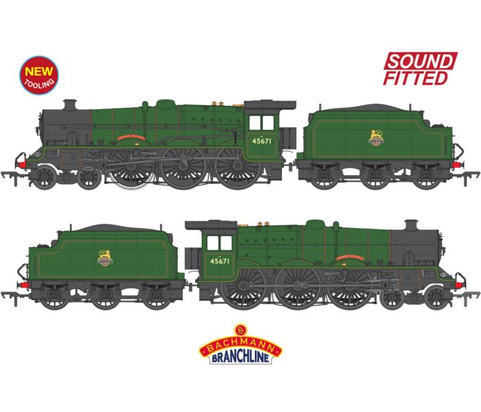 Jubilee Class 45671 Prince Rupert BR Green (DCC-Sound)