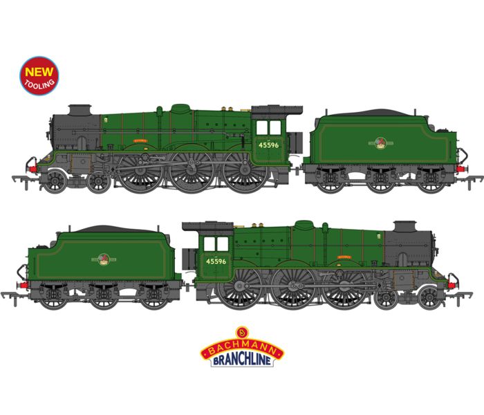 Jubilee Class 45704 'Levathian' BR Lined Green (DCC-Sound)