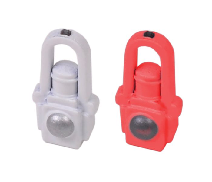 White (8) and Red (4) Lamps