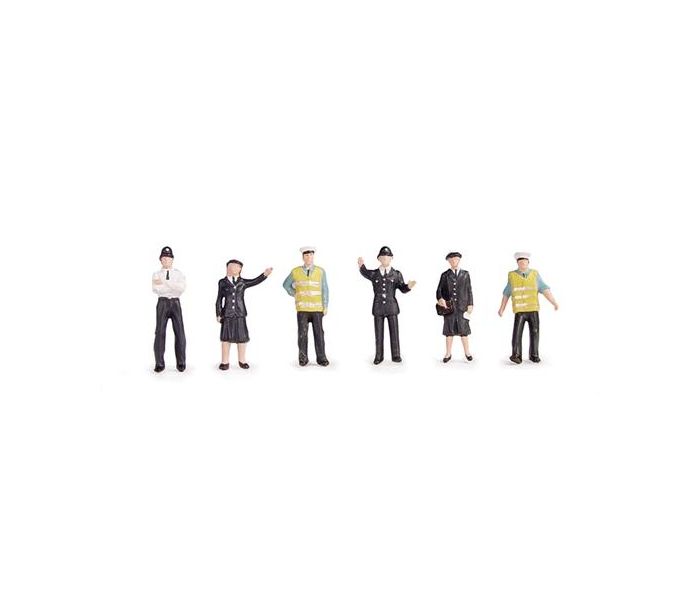 Police and Security Staff (6) Figure Set