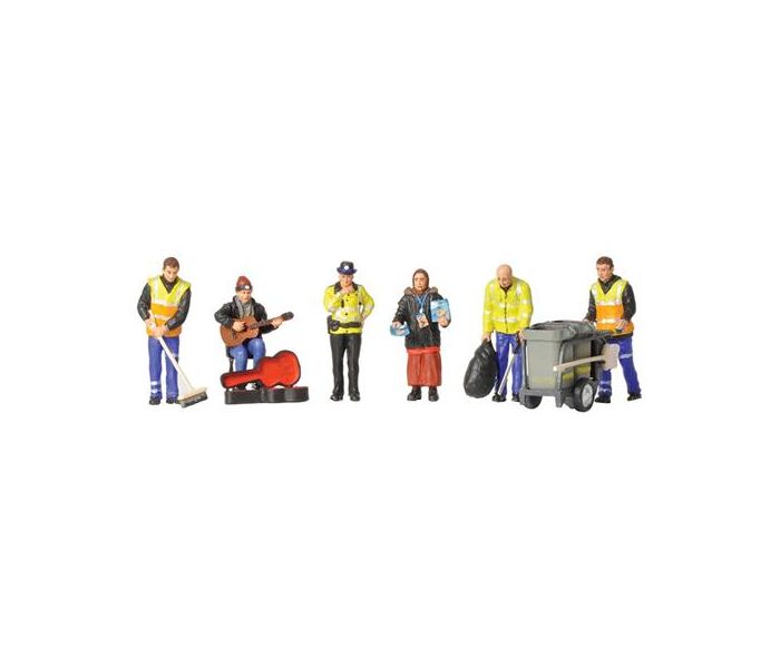 Modern Street Scene (6) Figure Set