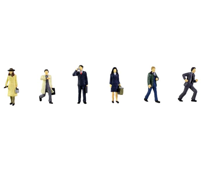 Scenecraft 1980s Commuters (6) Figure Set