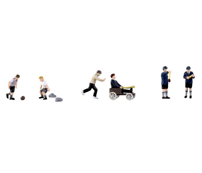 Scenecraft Post War Schoolboys Playing (9) Figure Set