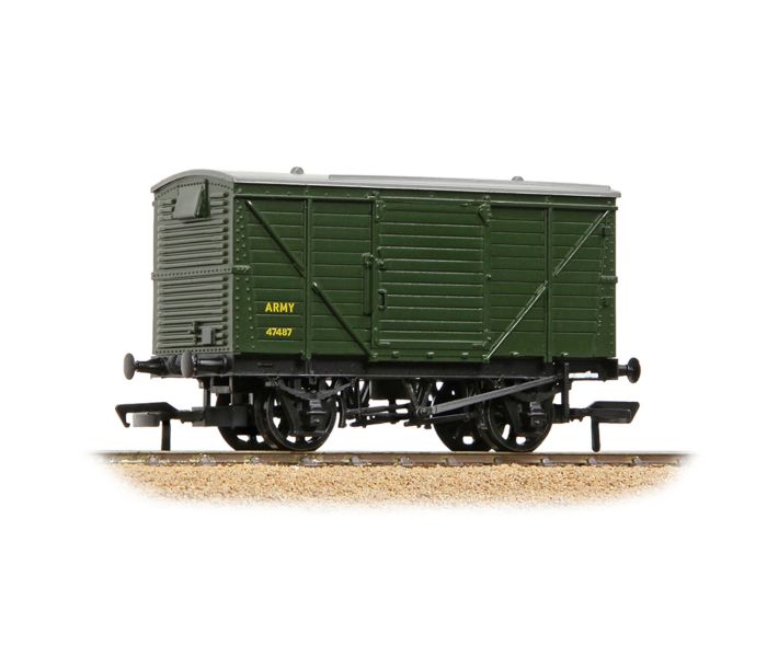 12t Planked Ventilated Van Army Green 47487