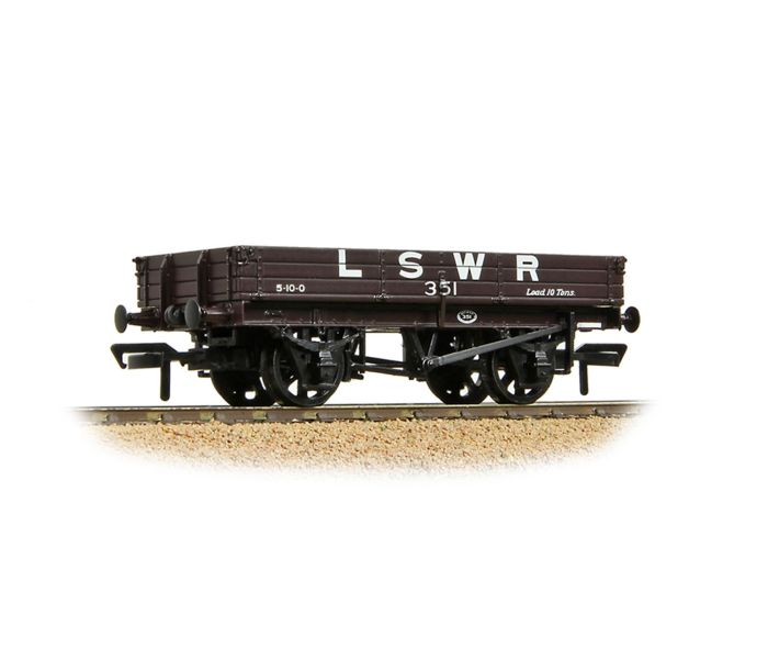 3 Plank Wagon LSWR Brown 351