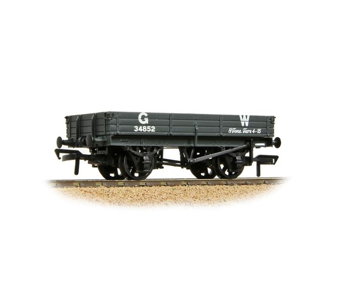 3 Plank Wagon GWR Grey 34852