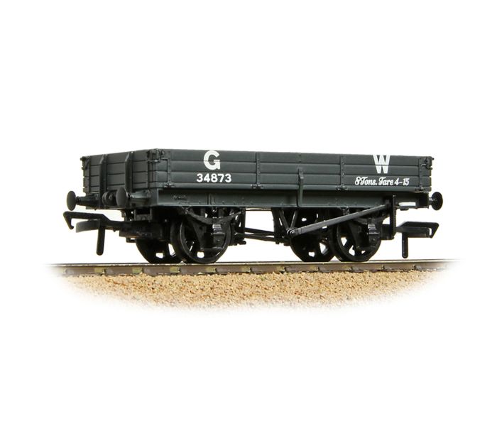 3 Plank Wagon GWR Grey 34873
