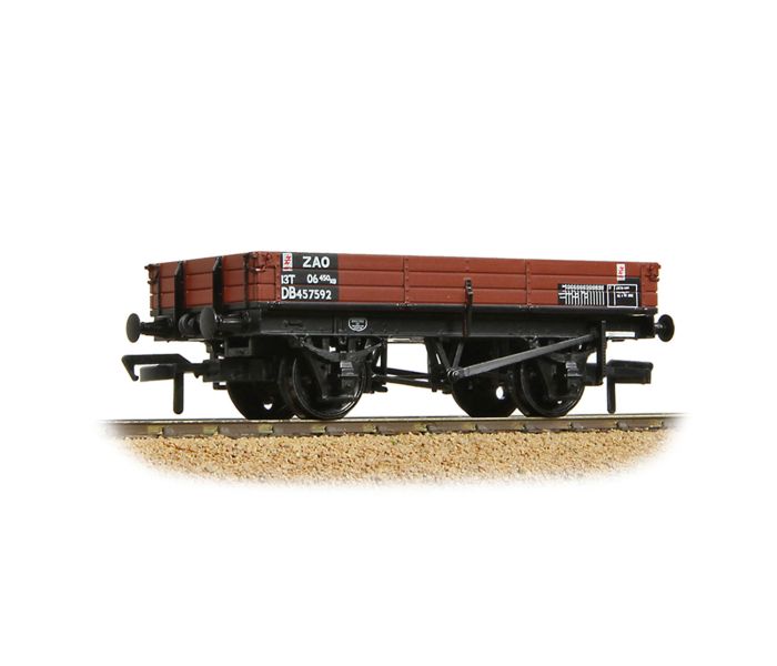 3 Plank Wagon BR Departmental Bauxite DB457592