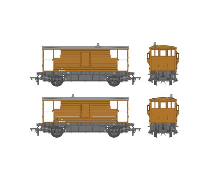 20t Brake Van BR Early Bauxite B950118