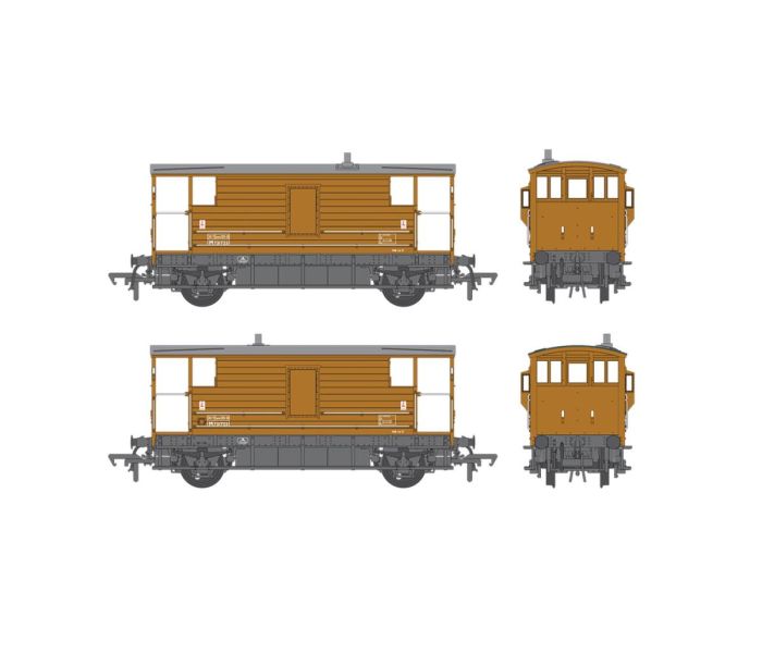 20t Brake Van BR Late Bauxite M731723