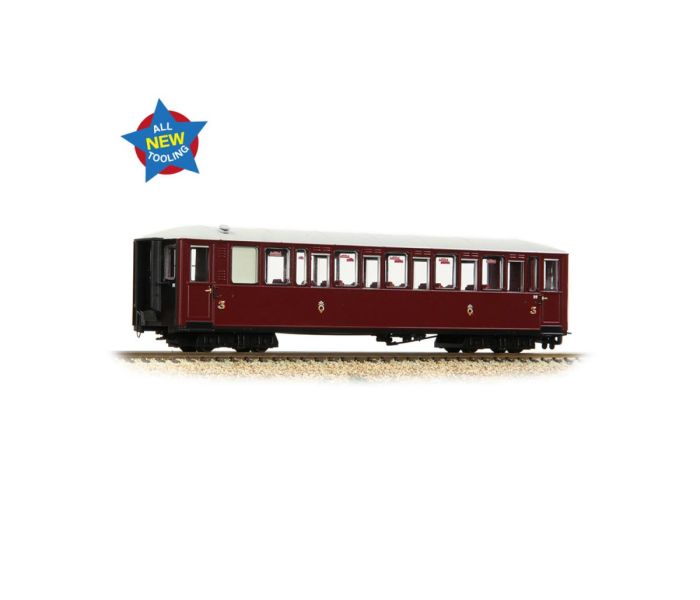 Tin Car Saloon Third Ffestiniog Railway Maroon 119