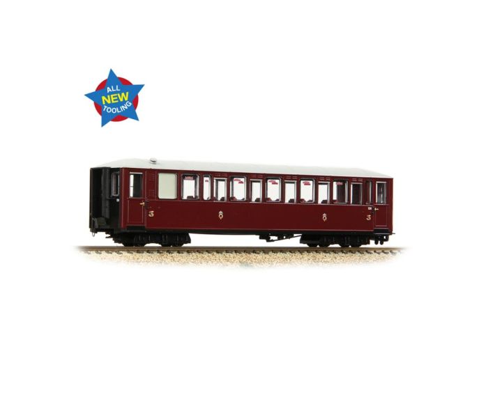 Tin Car Saloon Third Ffestiniog Railway Maroon 120