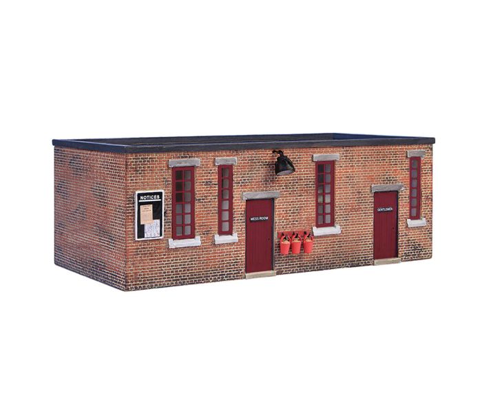 Scenecraft Depot Mess Room/Toilets Red Doors (Pre-Built)