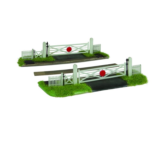 Scenecraft Wigmore Curved Level Crossing (Pre-Built)