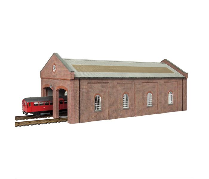 Scenecraft Electric Train Depot White (Pre-Built)