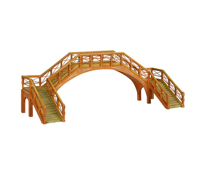 Scenecraft NER Footbridge Brown (Pre-Built)